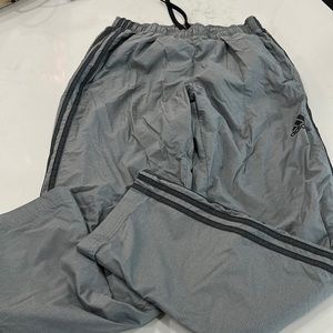 Mens Adidas gray wind pants